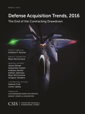 cover image of Defense Acquisition Trends, 2016